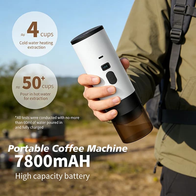 Hordozható elektromos kávéfőző 7800mAh